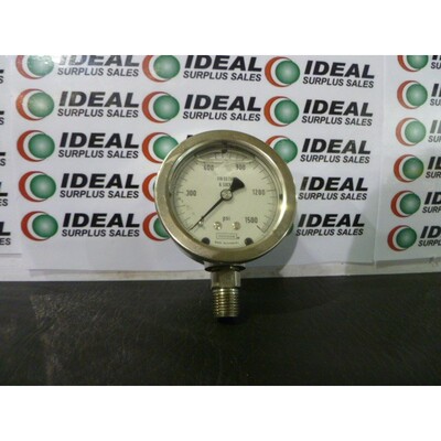 NOSHOK 255001500 PRESSURE GAUGE NEW IN BOX