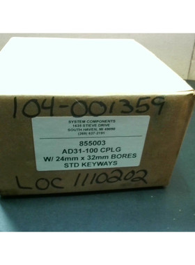 SYSTEM COMPONENTS AD31-100 Acople W/ 24mm x 32mm Cilindros E