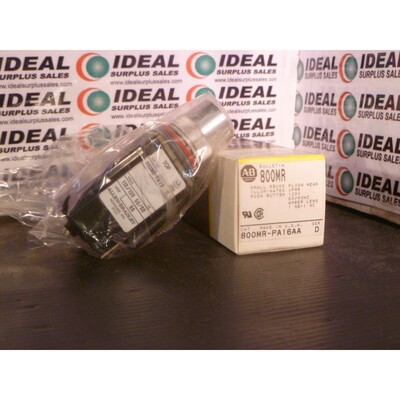 Allen Bradley 800MR-PA16AA ámbar Flush Cabeza Pulsador Seri
