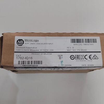 NEW ORIGNAL ALLEN BRADLEY  1762 IQ16 SER B  REV B MicroLogix