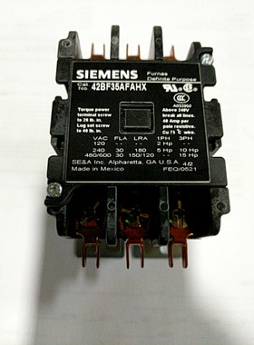 Siemens 42BF35AFAHX Magnético Contactor 30A 120V Bobina Ctr