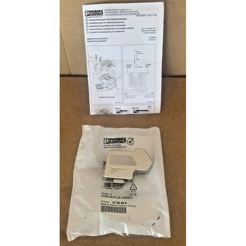 Pheonix Contact D-Sub Bus Connector SUBCON PLUS CAN /SC2 270