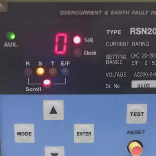 KASUGA MH RSN200 Overcurrent  Earth Fault Relay Tested Worki