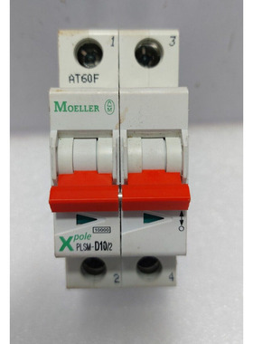 Moeller PLSM-D10/2 Circuit Breaker 50/60Hz AT60F 10kA