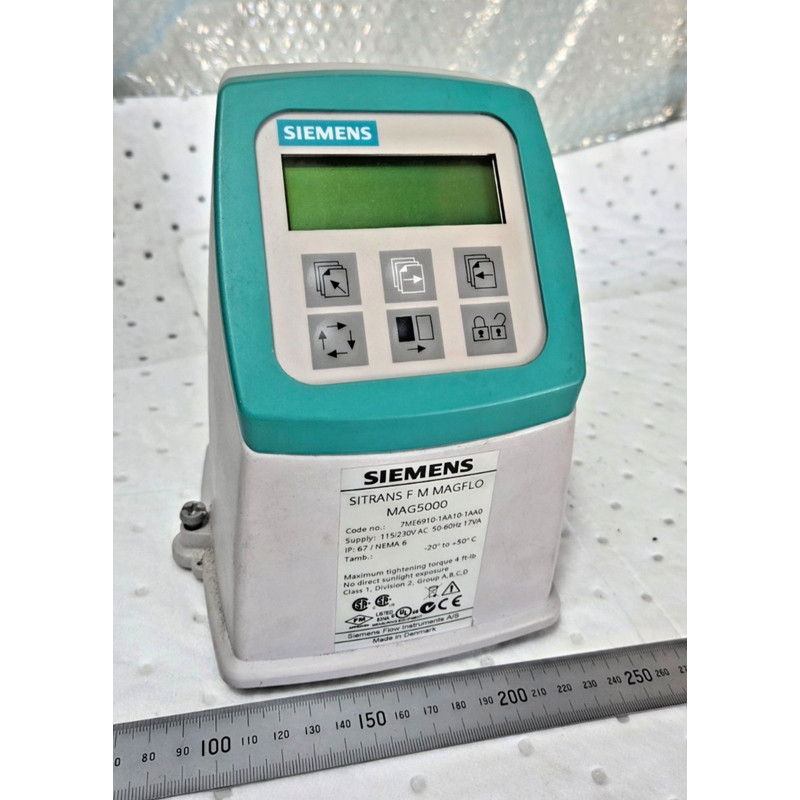 Siemens SITRANS F M MAGFLO MAG5000 Microprocessor based Tran