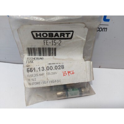 Hobart FE-15-2 Sicherung Fusetron FNM-2 1/2 Lot 5 Teile