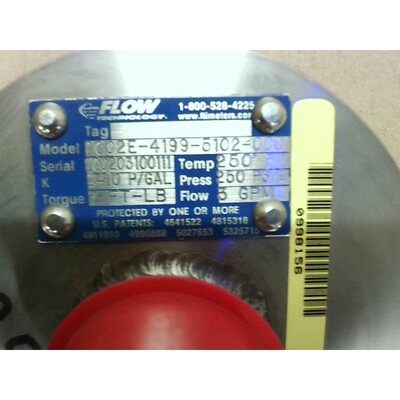 Flujo Techonolgy DC02-4199-5102-000 Medidor de Flujo 3GPM 25