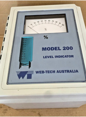 Webtech Model 200 Microprocessor Level and Weight Indicator