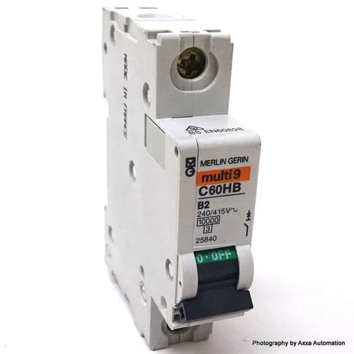 1P Circuit Breaker 25840 Merlin 2A B-curve C60HB-B2 C60HBB2