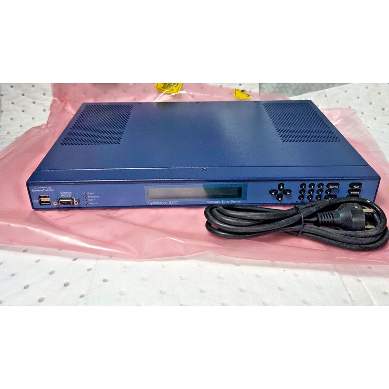 SYMMETRICOM 1520R-S200 SyncServer S200 240v Dual Ports Made