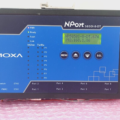 Moxa NPort 5650I8DT  8port server 1201056003013