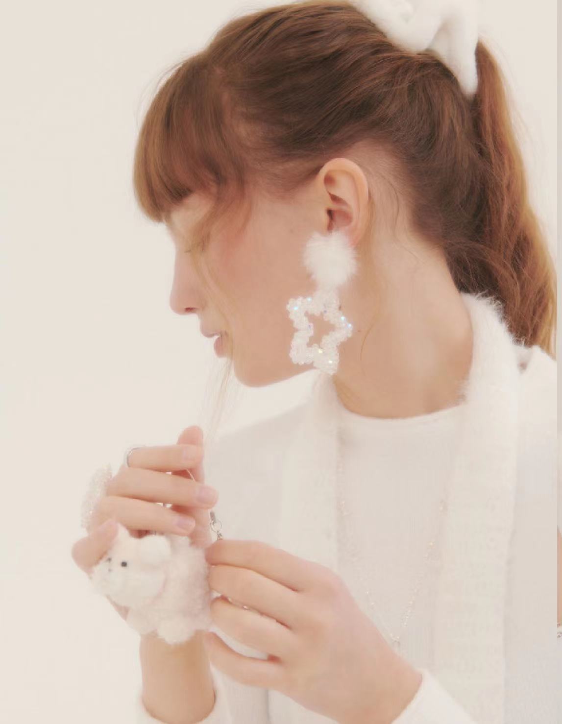 swingset同款水晶耳环