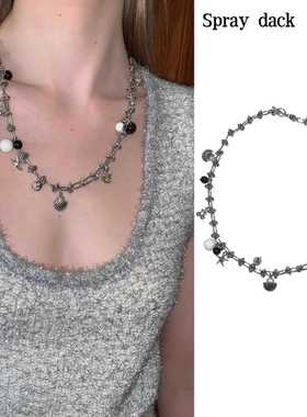 赵昭仪复古朋克海洋探险家项链