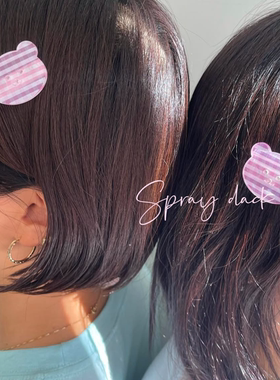 定制FRUTA同款高级醋酸格子小熊发夹ins可爱少女风刘海夹边发夹