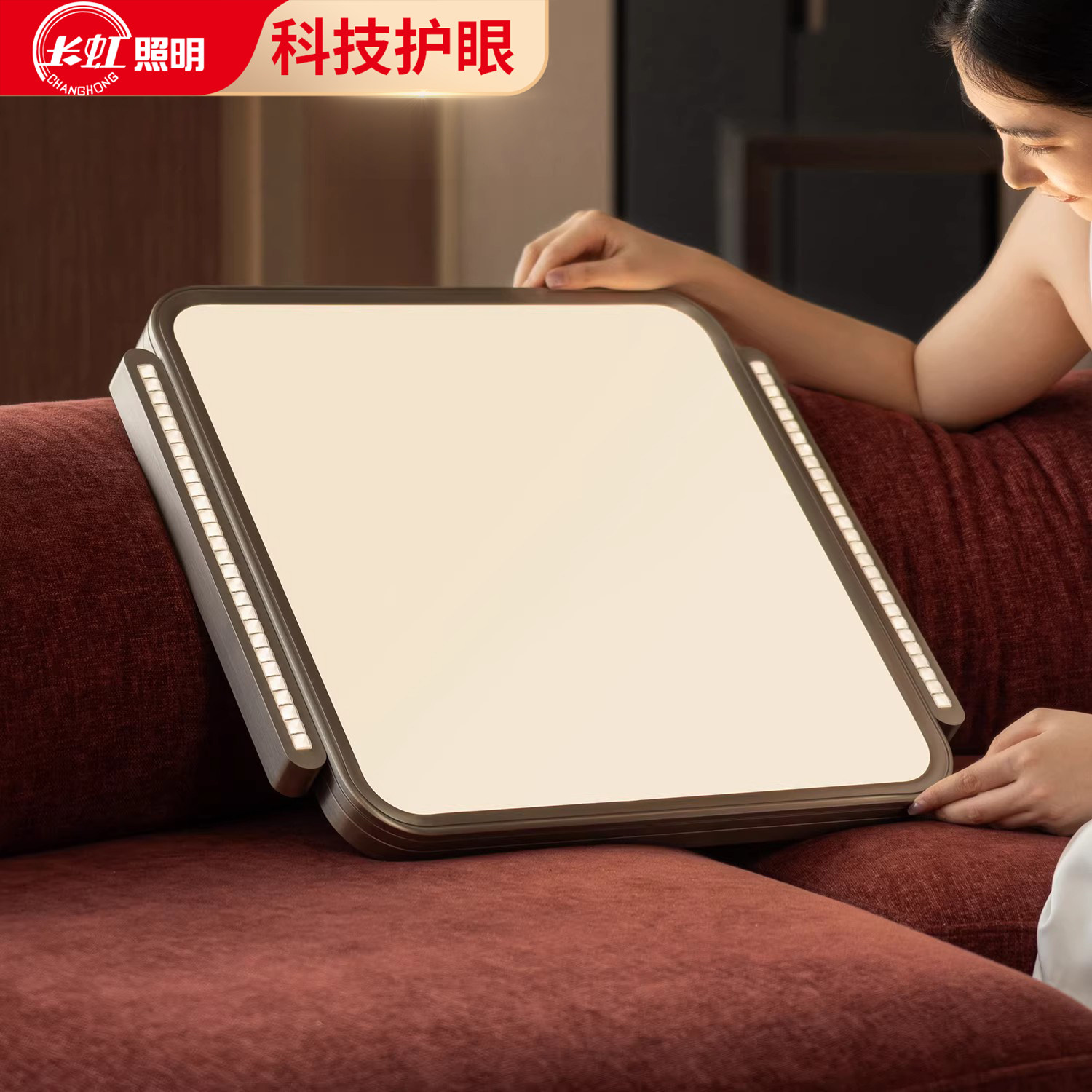 包豪斯极简现代客厅灯吸顶灯简约几何艺术灯设计师高级感大厅主灯