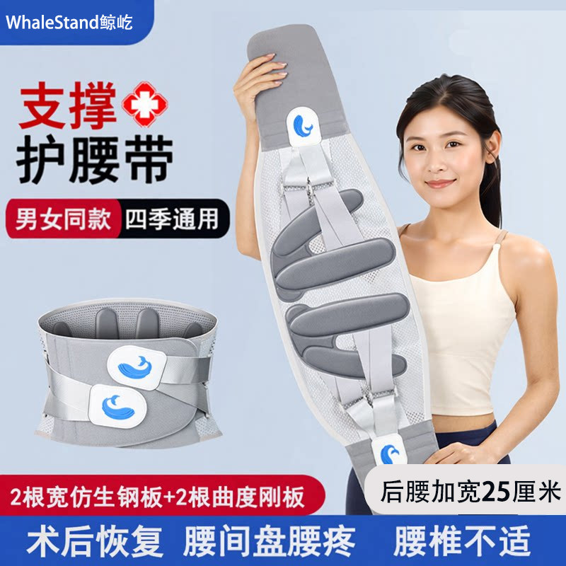 护腰带透气腰椎腰肌劳损腰间盘突出腰部腰托腰疼钢板支撑男女通用