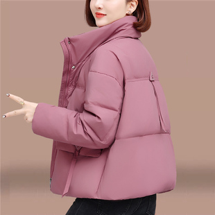 白鸭绒羽绒服女款冬季短款2025新款爆款小个子加厚妈妈装防寒外套