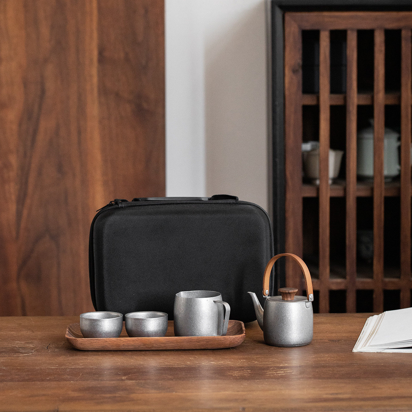 帝国藤居提梁壶旅行茶具套装野营泡茶一壶二杯不锈钢复古泡茶壶,餐饮具,旅行茶具,淘宝优惠券,粉丝福利购,淘宝优惠卷