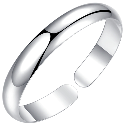 s999女款凹面贵妃男士一对手镯