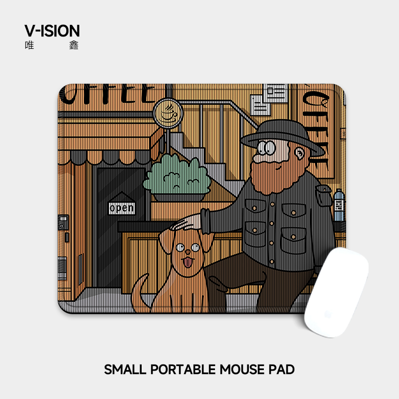 欧美风小号鼠标垫女生卡通