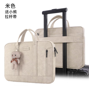 SION简约纯色电脑内胆包14英寸女生IPAD适用联想air苹果mac笔记本华为15.6保护套惠普小米平板ins收纳包