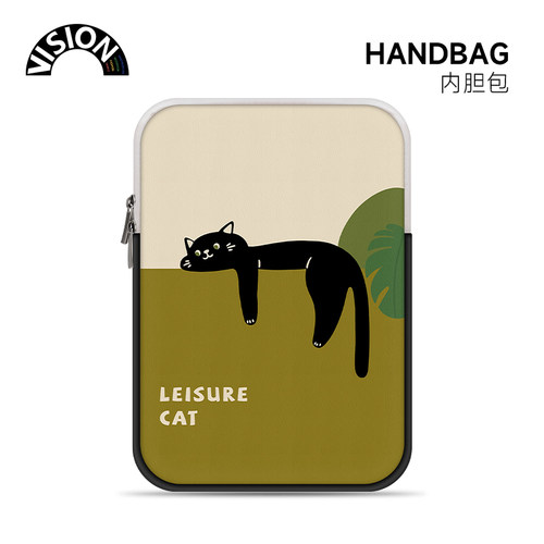 VISION可爱小猫电脑内胆包14寸