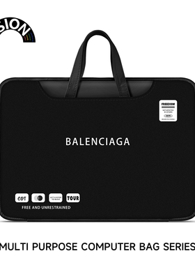 VISION潮牌笔记本电脑包手提适用苹果macbook15点6寸小新air13.3华为matebook联想女14内胆包pro保护套