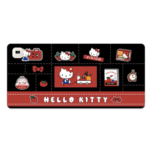 小猫猫加热鼠标垫超大发热暖桌垫办公室垫子桌面电脑键盘电热板暖手桌垫