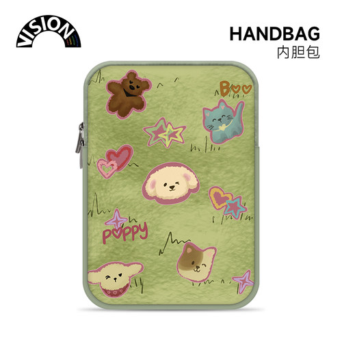 V-SION卡通插画电脑内胆包14寸