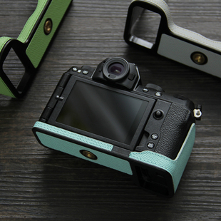 适用富士XS20相机套xs10真皮合金底座xh2相机皮套XH2S相机配件