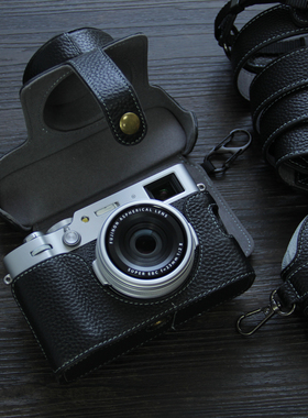 适用富士X100VI六代相机包单肩皮套x100v保护套真皮底座X100F斜挎