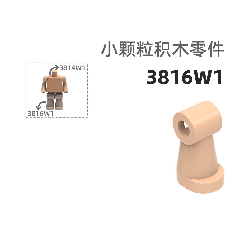 MOC小颗粒积木总汇国产零件兼普通塑料积木