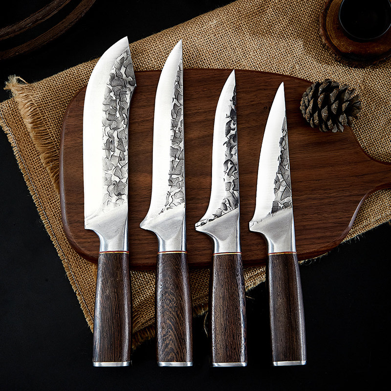 楚家刀剔骨分割刀专用专业屠宰小尖刀屠夫锋利吹毛断发卖肉特快刀