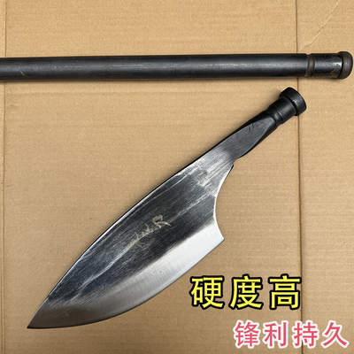 楚家刀销钉柄菜刀手工锻打斩切两用刀剁鸡鸭鹅切片剁鱼头锋利刀具
