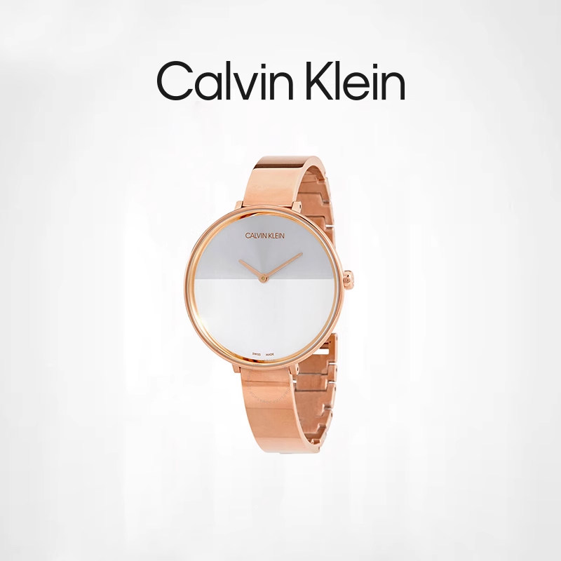 Calvin Klein正品联保ck手表瑞士旗舰店腕表时尚休闲石英钢带女表