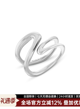 CalvinKlein【秋冬新品】官方正品CK戒指女设计感戒指女几何时代