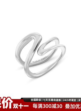 CalvinKlein【秋冬新品】官方正品CK戒指女设计感戒指女几何时代