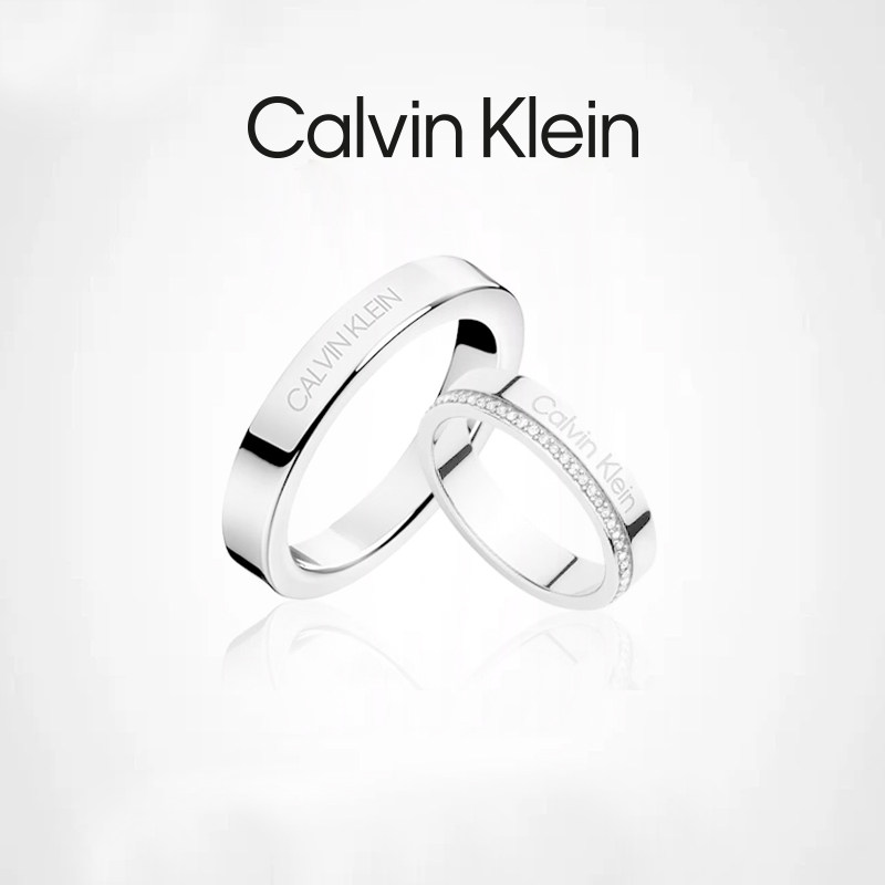 Calvin Klein [新款]凯文克莱官方CK满天星戒指男女时尚情侣对戒