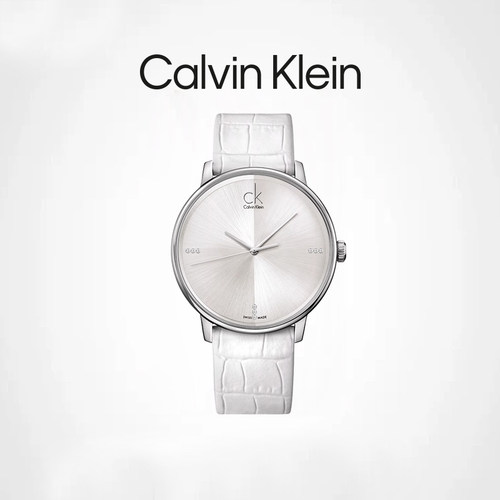 CalvinKlein【清仓款】ck手表旗舰店女简约男表潮流时尚皮带女表