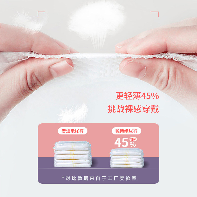 男女宝宝婴儿专用纸尿裤l超薄透气尿不湿xl干爽拉拉裤试用装