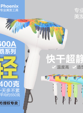 火之凤5600A鹦鹉吹风机发型师专用超轻静音大功率理发店造型风筒
