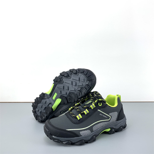 啊圆诚品出英国四季款低帮男童户外徒步登山鞋防滑耐磨徒步鞋