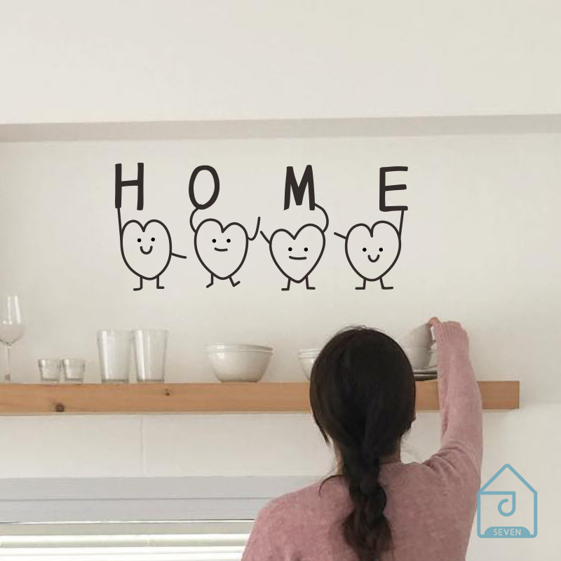 home家 ins风防撞玻璃贴 客厅卧室房门厨房阳台推拉移门装饰贴纸