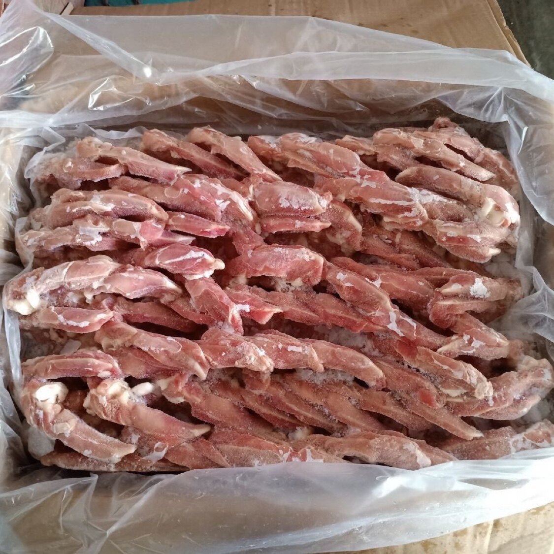 新鲜冷冻鸭锁骨鸭架鸭骨架整箱20斤适用食堂饭店生鲜卤货食材商用