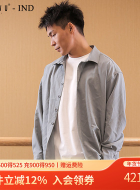 柏屋赵磊IND系列长袖衬衫男女同款舞蹈练功服宽松舞蹈服121102001