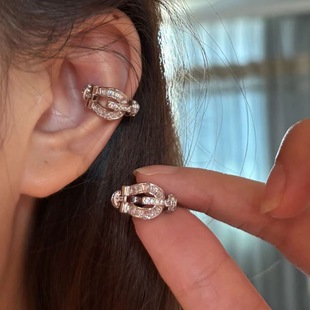 轻奢马蹄耳夹女ins小众设计感无耳洞耳骨夹气质百搭新款耳环耳饰