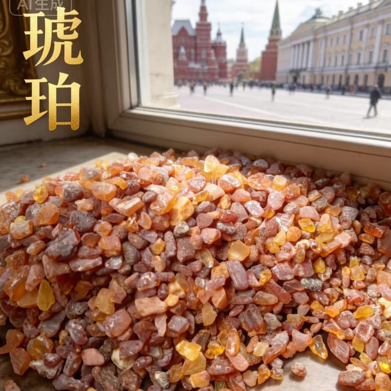 波罗的海天然琥珀蜜蜡枕头料鱼缸料中药材供佛料俄罗斯原矿原石