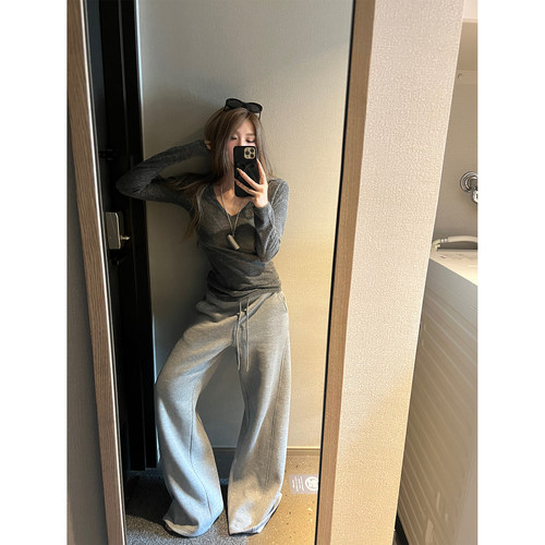 XinleiLin双色加厚卫裤休闲长裤