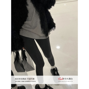 四色紧身高弹打底裤 Xinlei 街头运动感 秋冬新款 lin