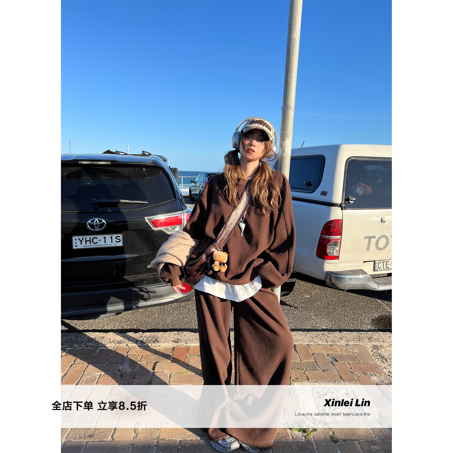 XinleiLin双色休闲卫衣套装